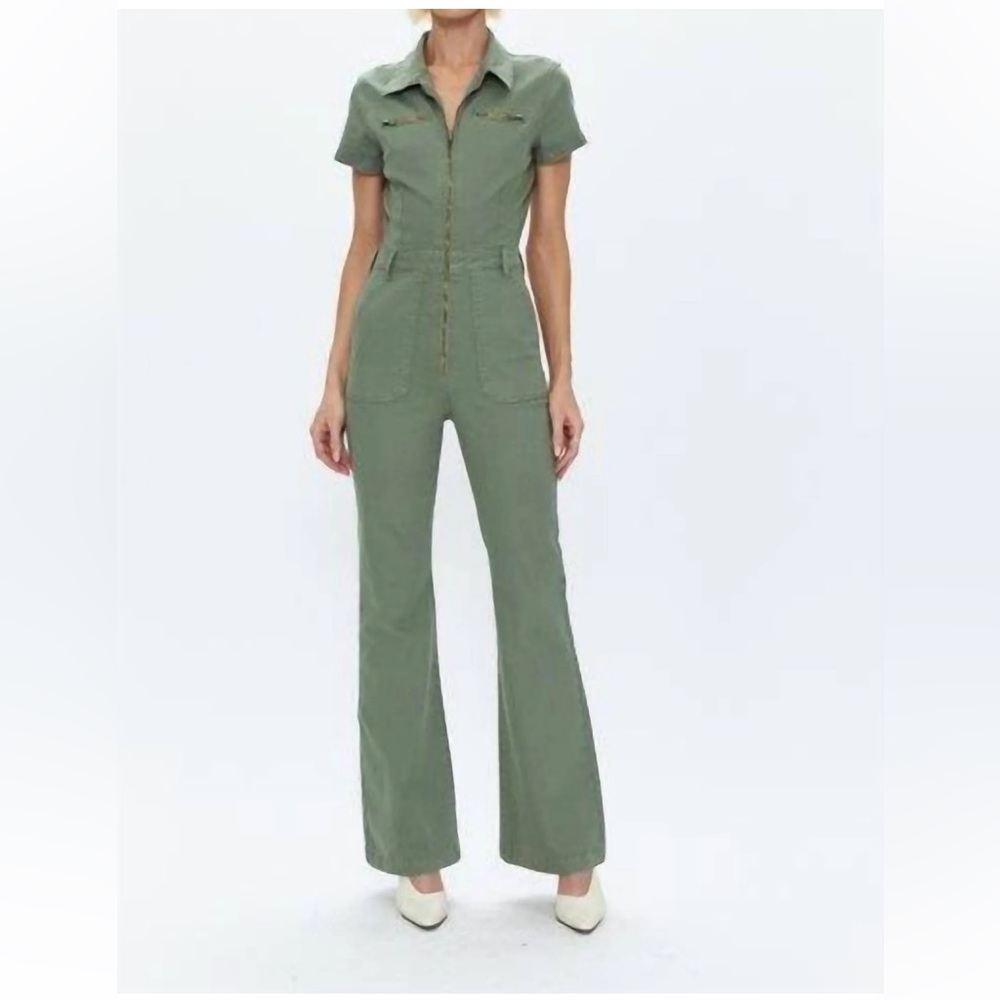 Pistola Olive Green Women's Jumpsuit